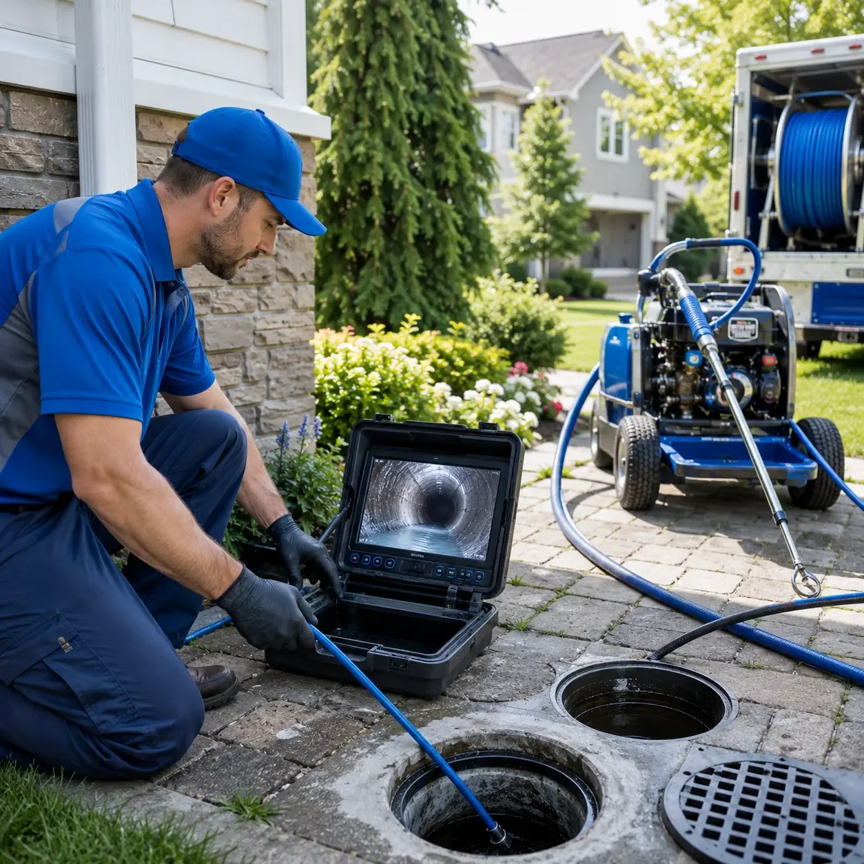 Outdoor drain cleaning professionals serving North Billerica, MA